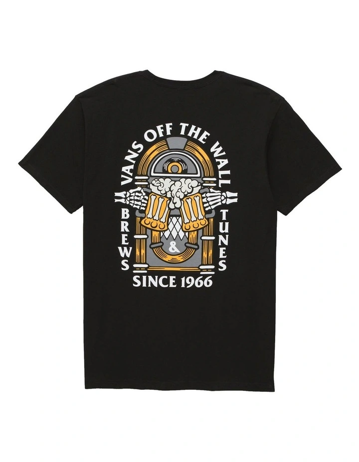 Brew Bros Tunes Tee in Black