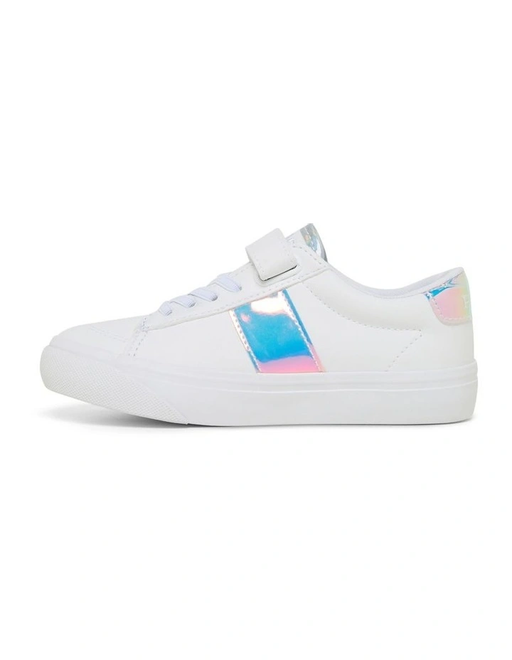 Riley Pre-School Youth Sneakers in Blk/White