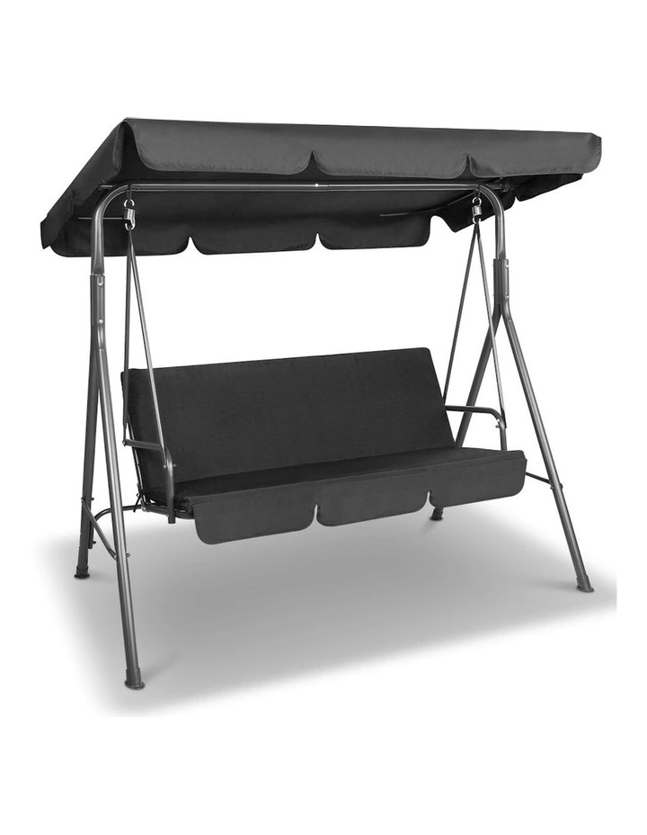 Swing Chair 3 Bench Seat in Black
