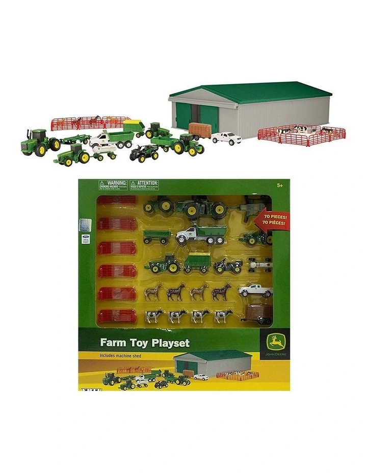 Vehicle Set/Tractor/Truck/Shed/Kids Toy/Play/Animal/Diecast 70piece 5years