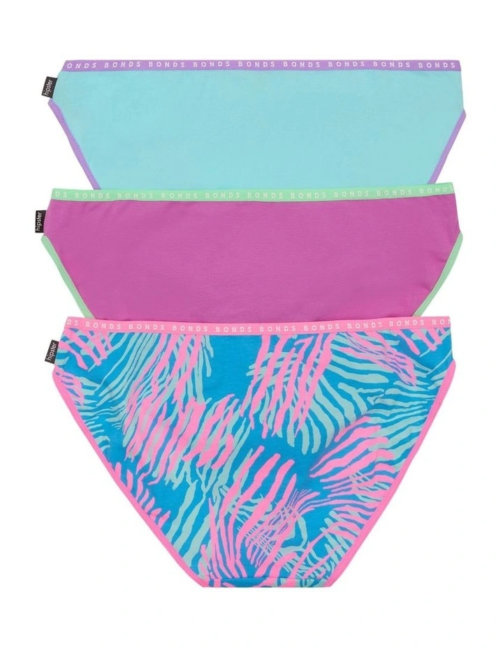 Hipster Bikini 3 Pack in Sunset Safari