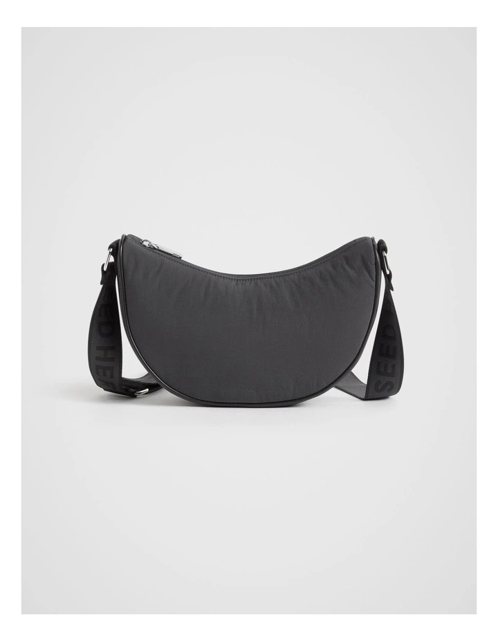 Monochrome Saddle Bag in Steel