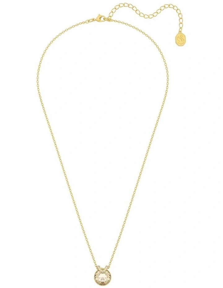 Bella V Pendant Round Cut Gold-Tone Plated in Gold