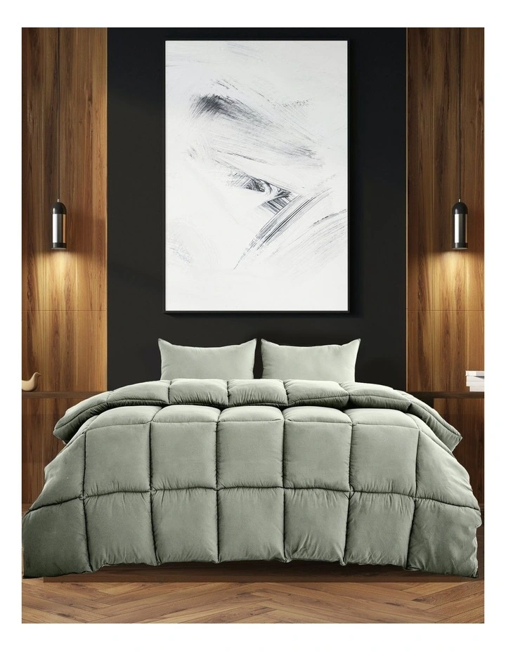 Charcoal Bamboo Quilt 350GSM
