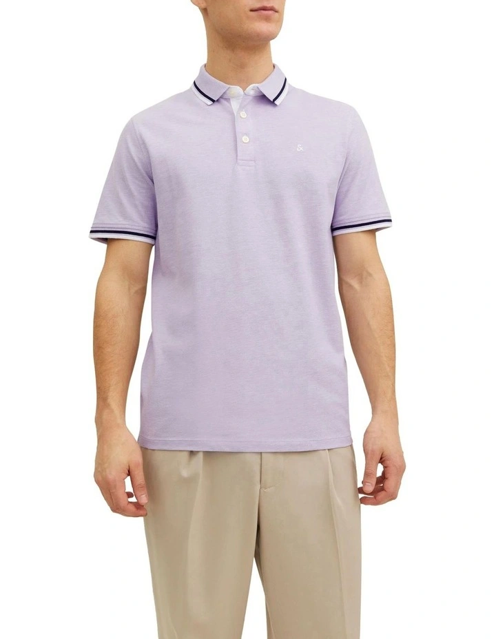 Paulos Organic Cotton Polo in Orchid Petal