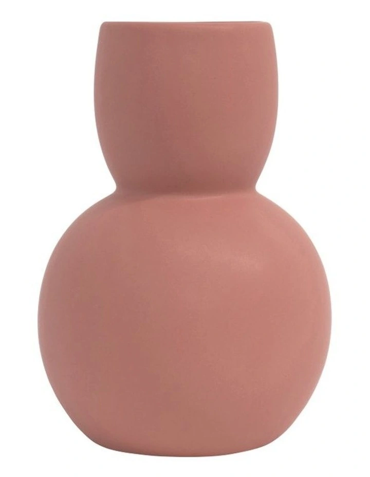 Alma Vase 17.5x16cm in Truffle