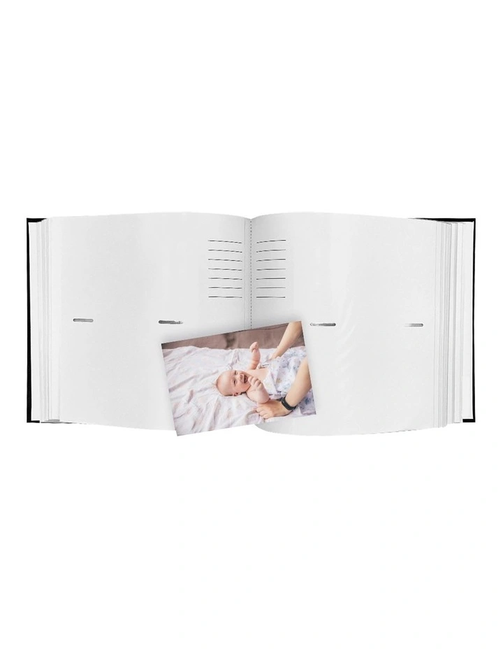 Glamour Photo Album 200 Photo Capacity in Black