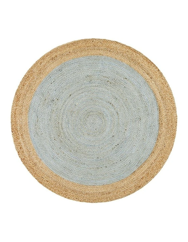 Atrium Polo Round Rug in Blue