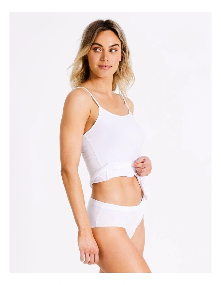 Organic Cotton Boyleg in White