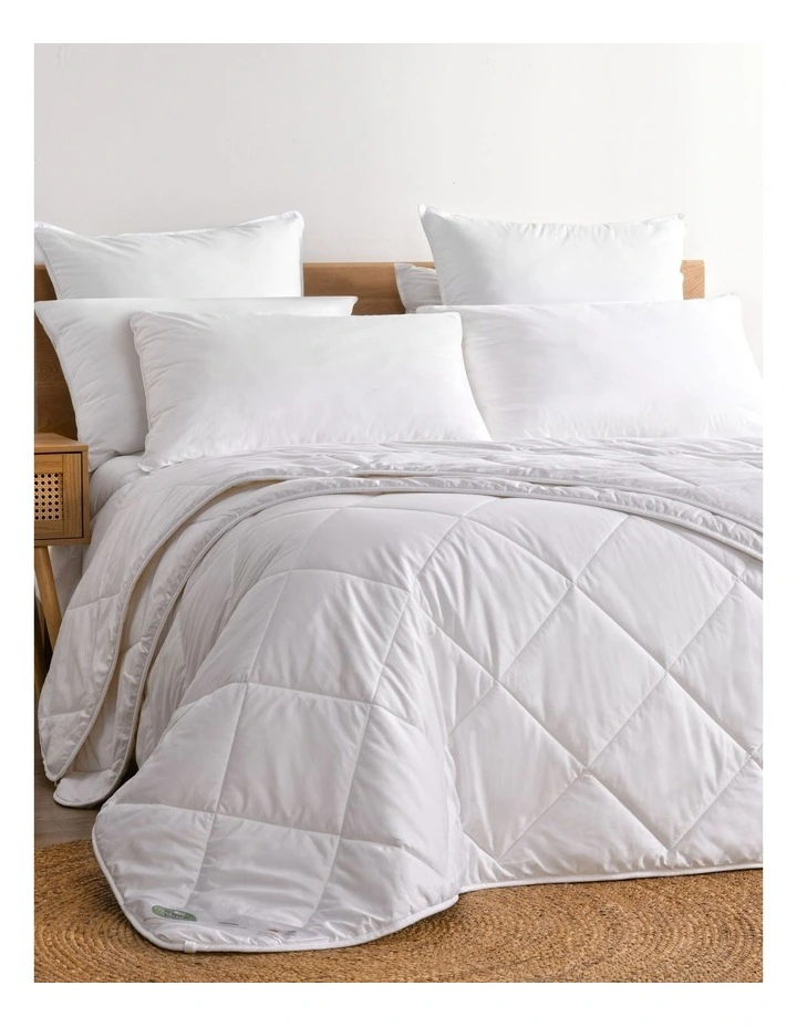 Luxury Washable Australian Wool Quilt in White