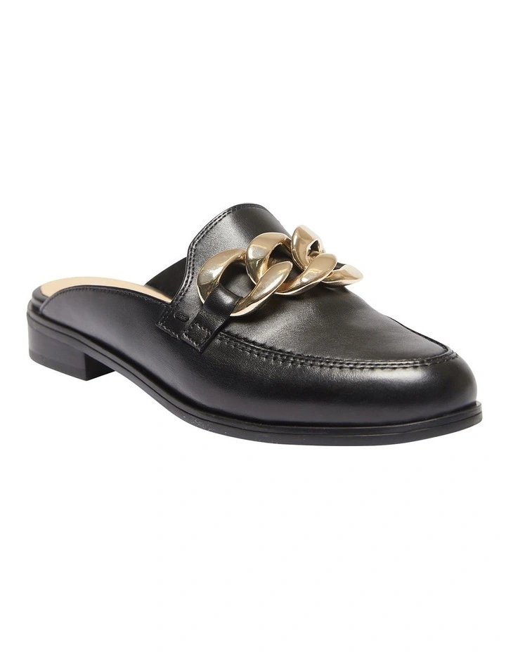 Pivot Flats Shoes in Black Leather