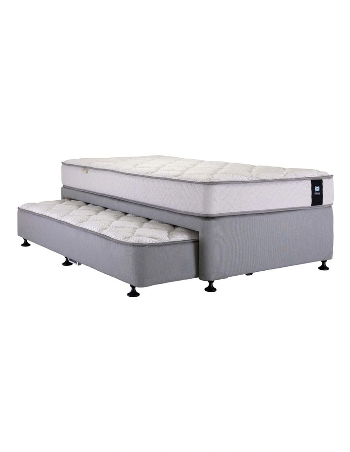 Singles Collection Viva Stone Trundle Base and Underside Mattress in White