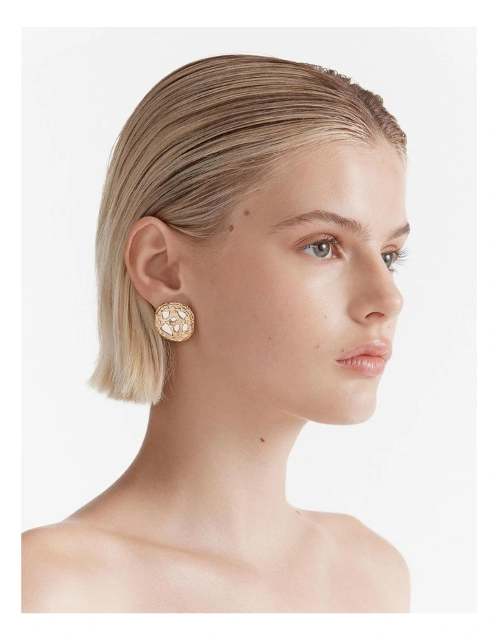 Remnants Earrings in Gold