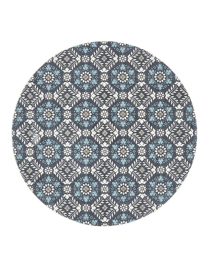 Lunar Printed Rug 419 in Blue