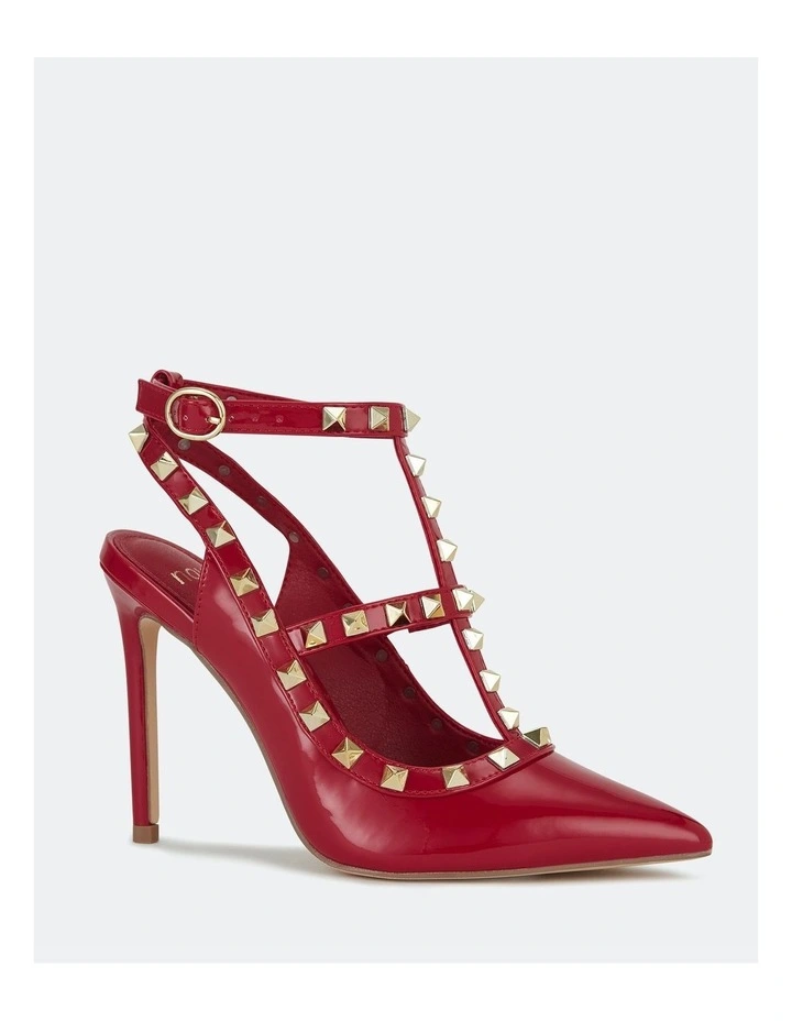 Ilisha Pumps in Red Patent