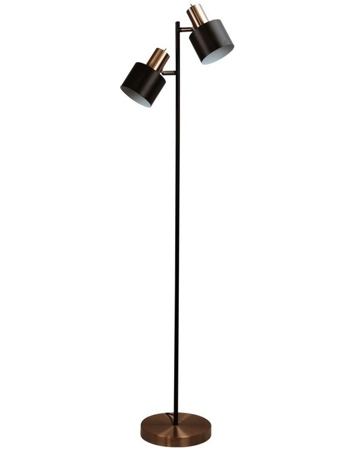 Ari Twin Floor Lamp Copper