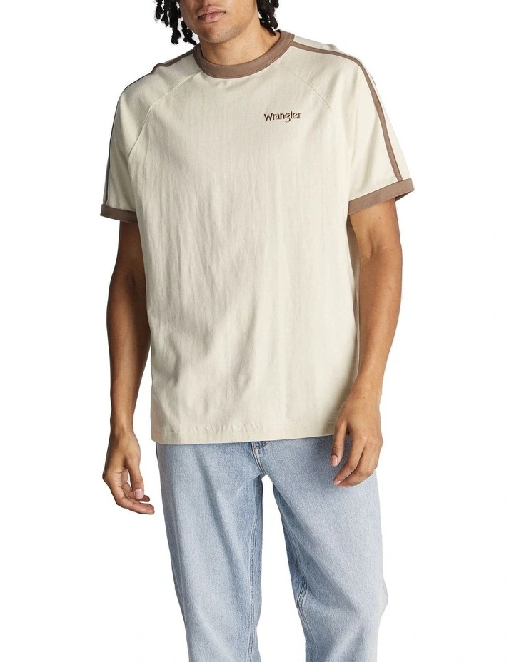 Ringer Tee in Ecru