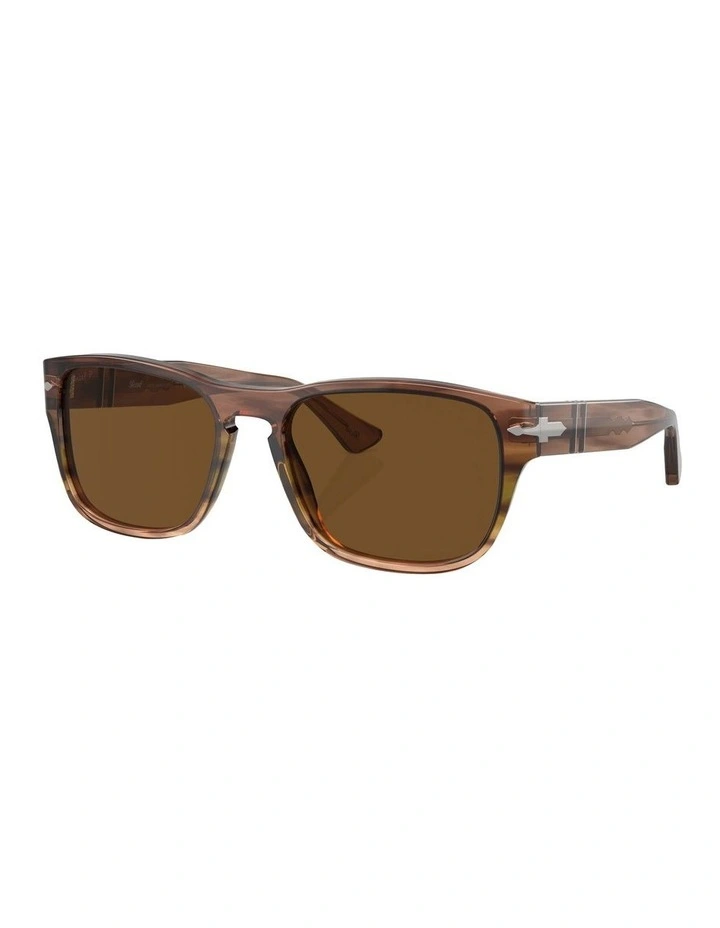 PO3341S Polarised Sunglasses in Brown