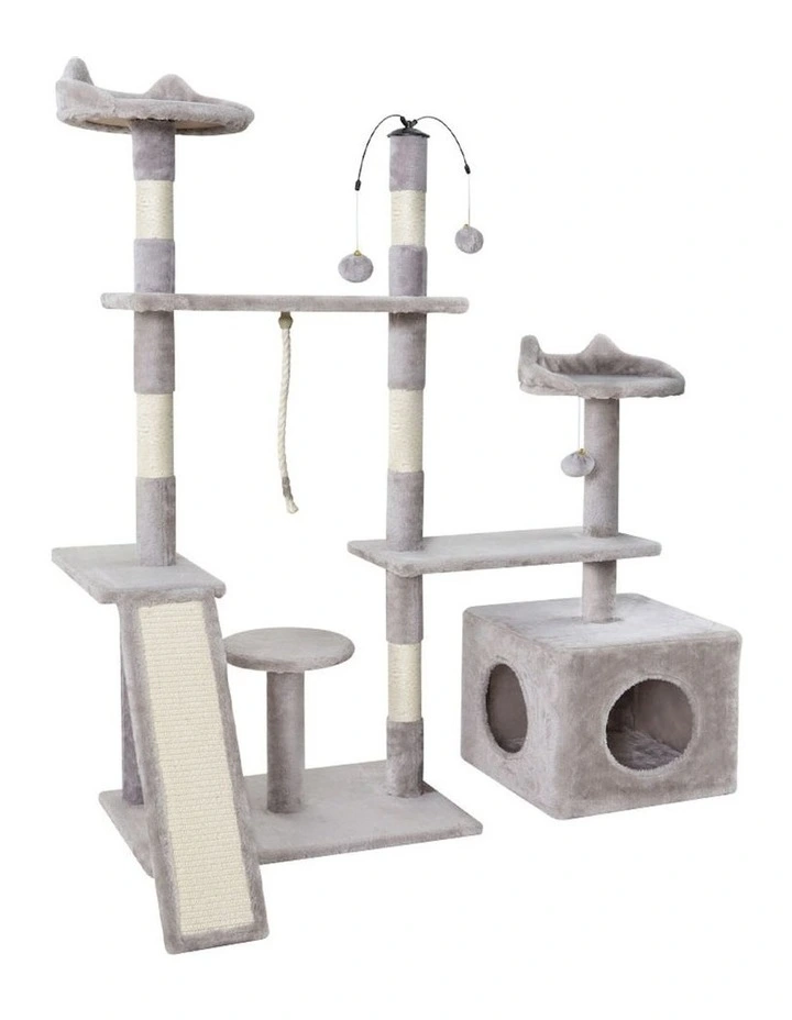 Cat Scratching Post 135cm in Grey