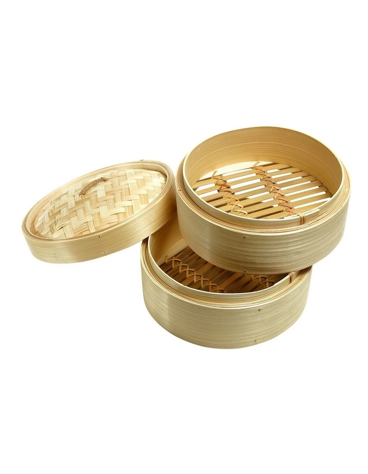 2 Tier Bamboo Steamer 20cm