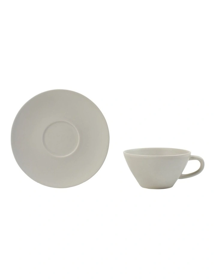 Frame Teacup and Saucer 220ml/15cm in Celery