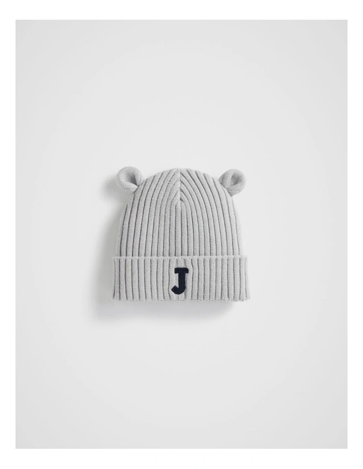 Novelty Initial Beanie in Assorted