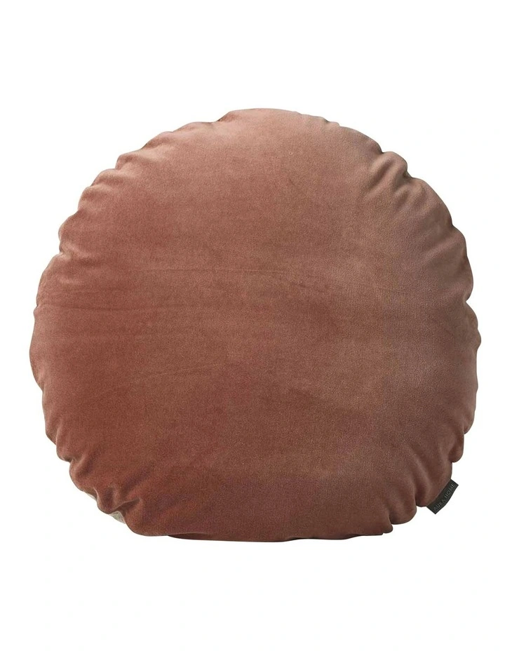 Luxury Velvet 55cm Round Cushion in Clove