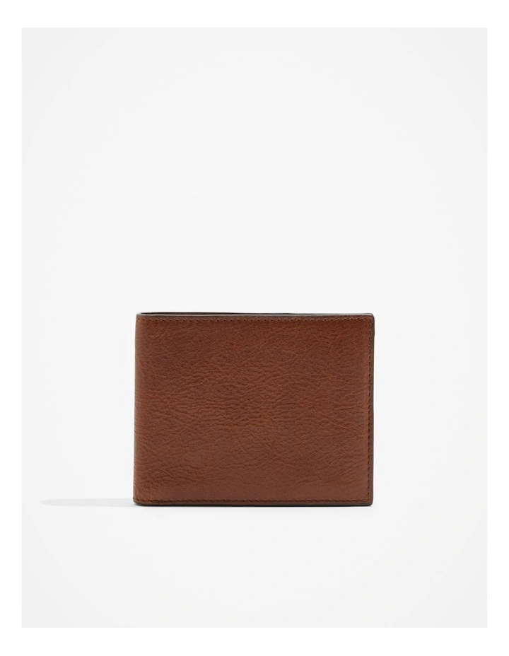 Billfold With Credit Card Case in Deep Tan