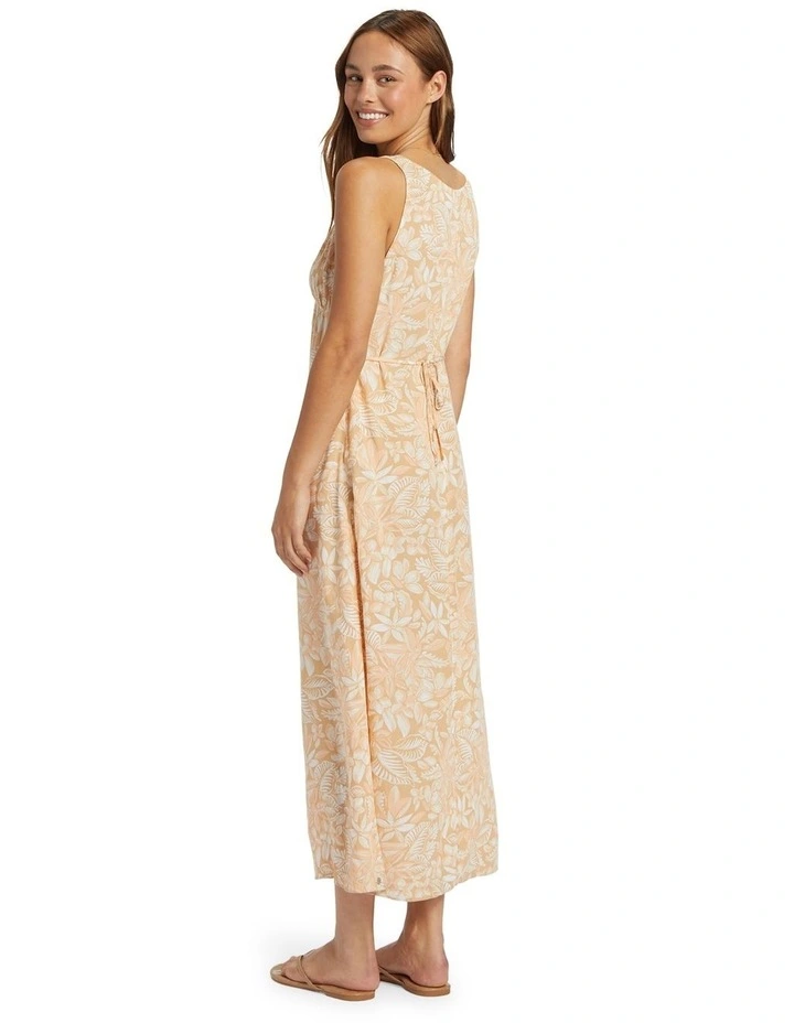 Pearl Moonlight Midi Slip Dress in Egret