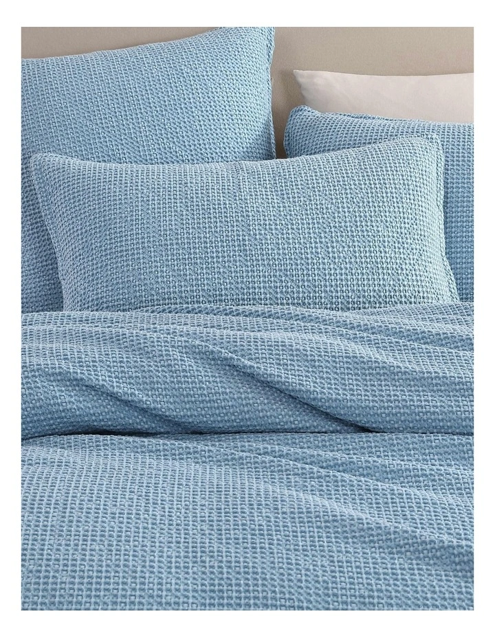 Urban Waffle Cushion in Steel