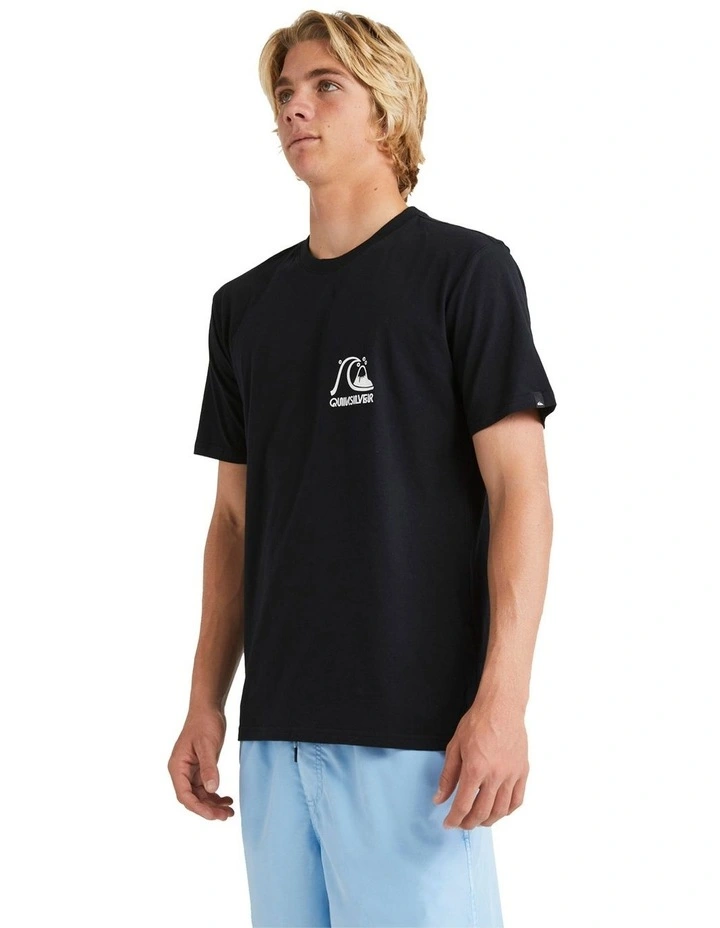 Bubble Logo Short sleeve T-shirt in Black