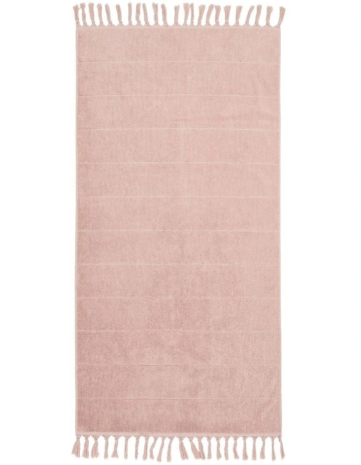 Paros Towel Range in Pink Clay