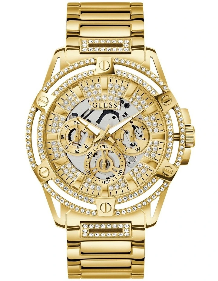 King GW0497G2 48mm Stainless Steel Watch in Gold