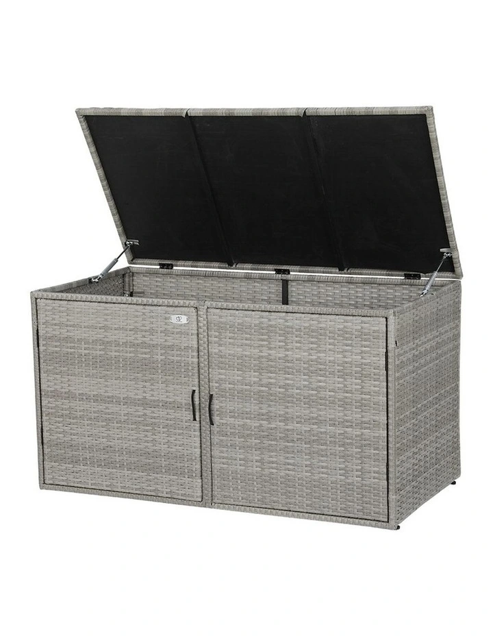 Outdoor Storage Cabinet Box in Grey