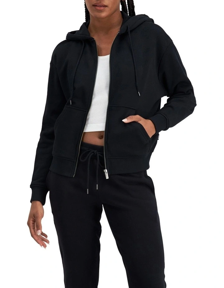 Originals Zip Hoodie in Nu Black