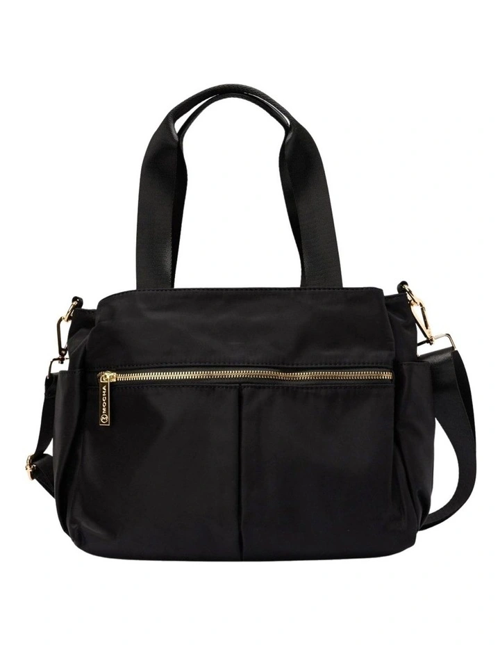 Eddy Top Handle Handbag Black