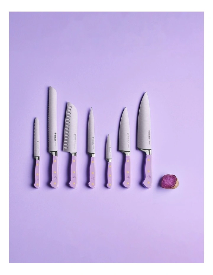 Classic Knife Block Set 8 Piece in Purple