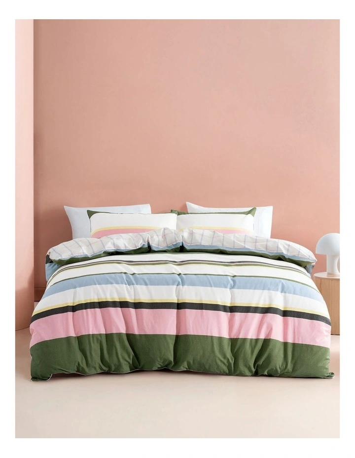 Solana Quilt Cover Set In Multicolor
