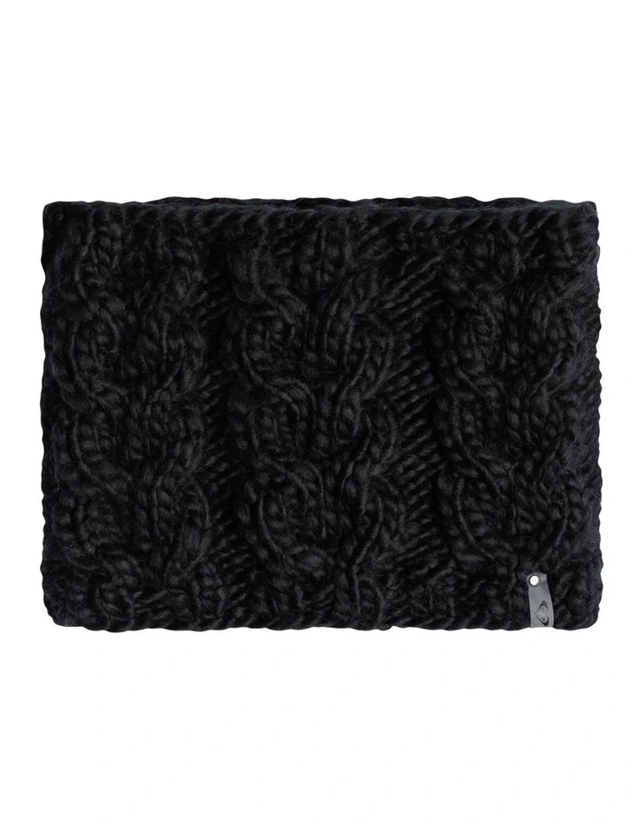Winter Technical Fleece Collar Scarves in True Black