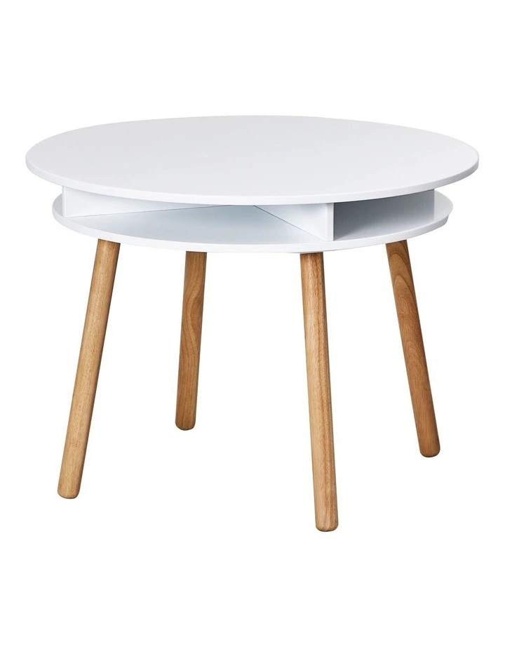 Neve Kids Storage Table 80cm in White