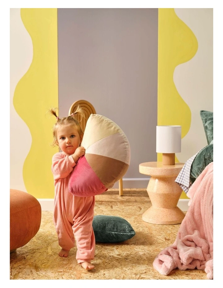 Swirl Pop Novelty Cushion in Pink