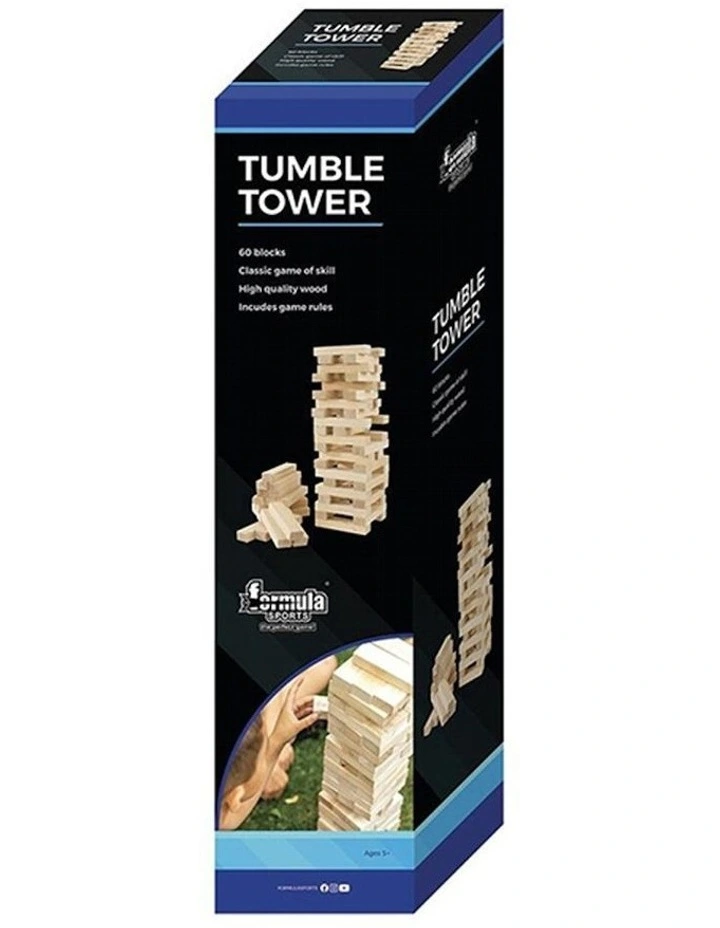 Wooden Tumble Tower Game Jenga Blocks Toy (5+ Years)