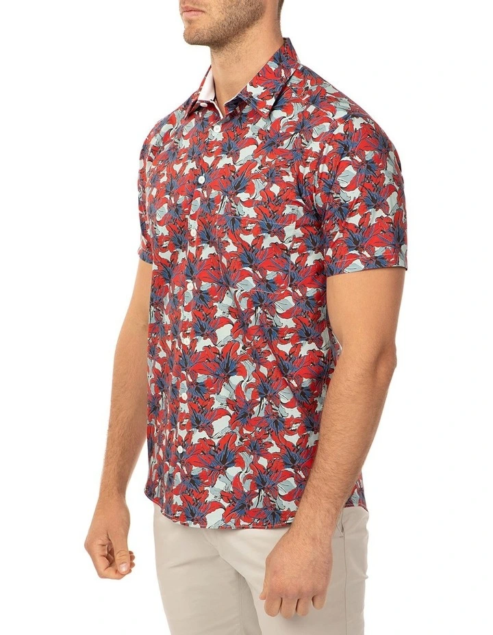 Short Sleeve Red Merritt Shirt
