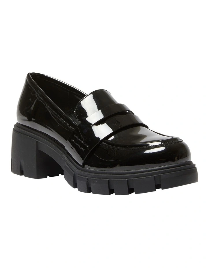Quincy Loafers in Black Patent