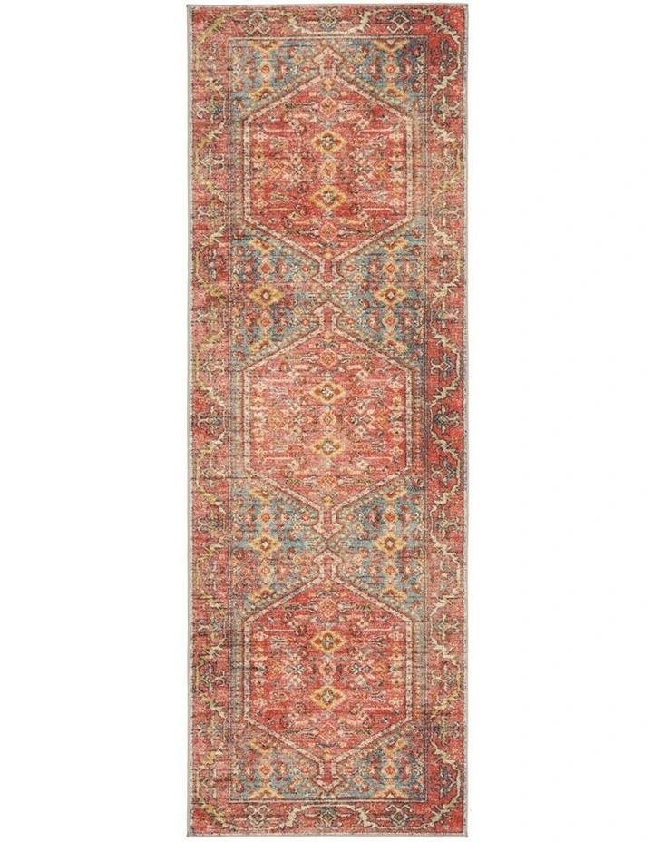 Legacy 856 Runner Rug In Crimson