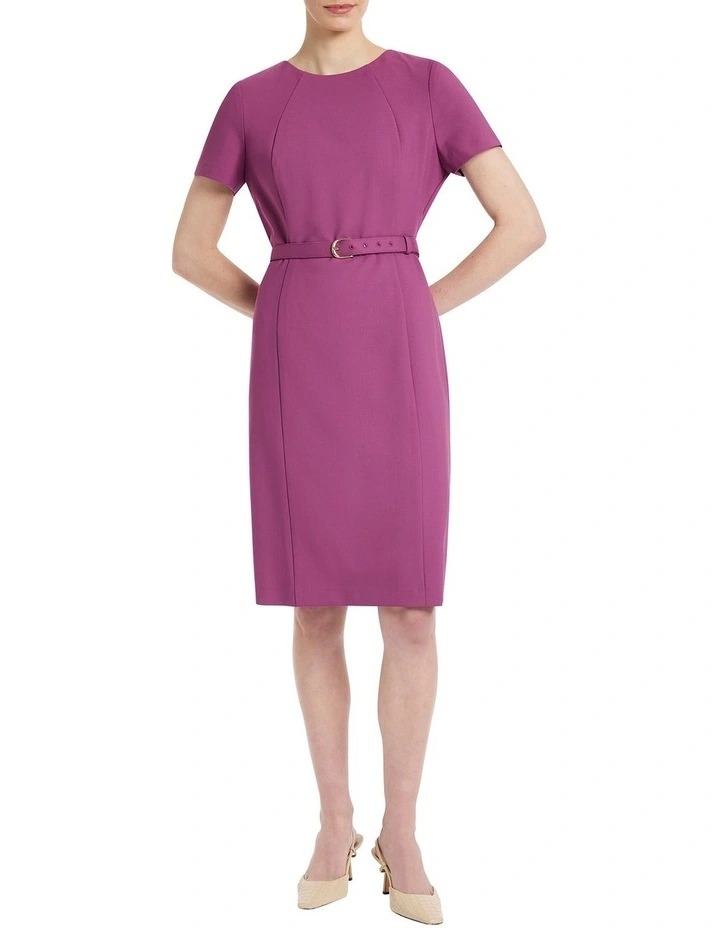 Stevie Short Sleeve Dress in Dusk
