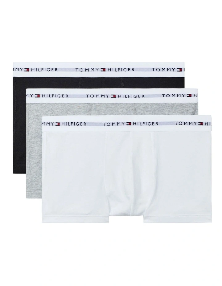3-Pack Logo Trunks in Multi