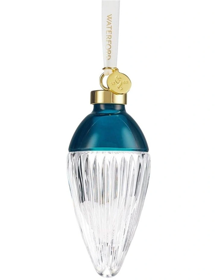 Christmas Crystal Ornaments Faith Drop Bauble in Fjord