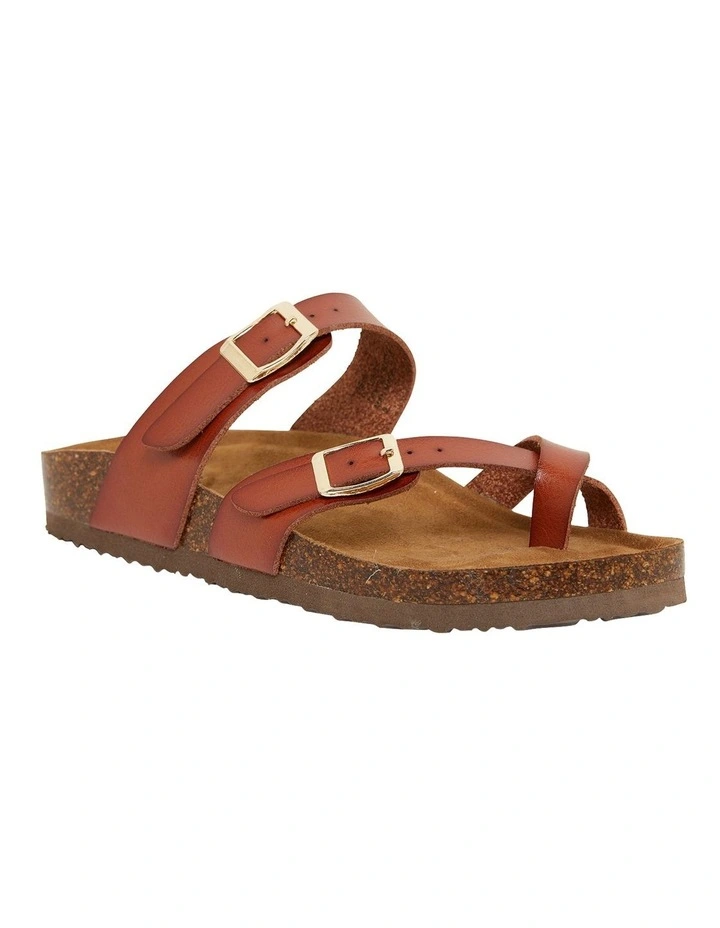 Smooth Sandals Deva Cognac