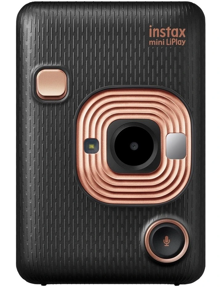 Instax LiPlay Elegant Black Hybrid Instant Camera